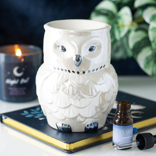 Owl Shaped Iridescent Wax Melt Burner