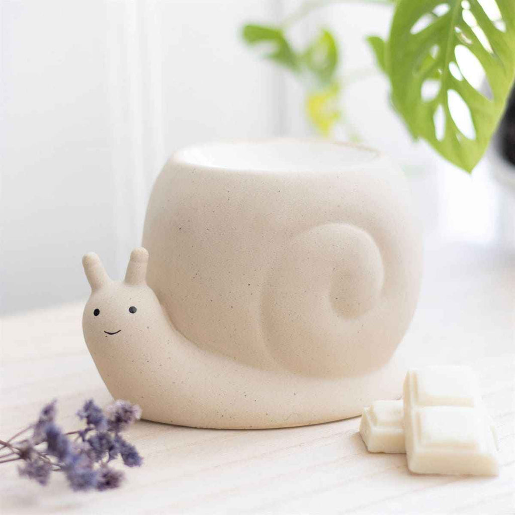 "Charlie" the Snail Wax Melt Burner