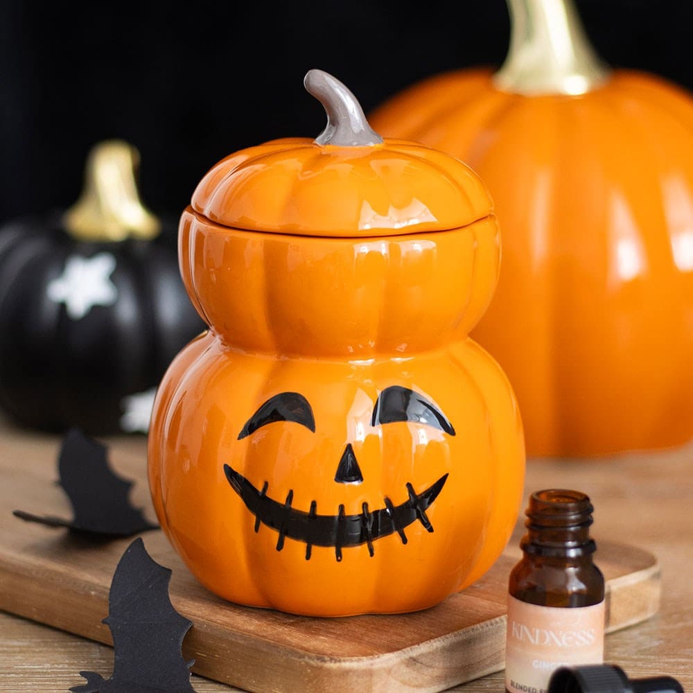 Stacked Pumpkin Wax Melt Burner
