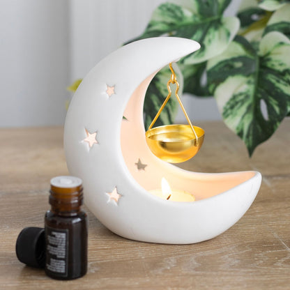 Crescent Moon Wax Melt Burner