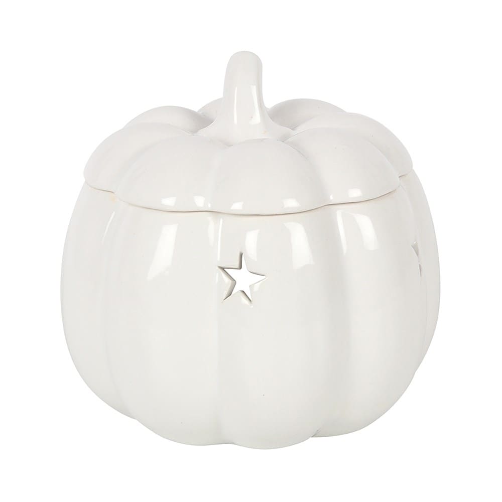 White Pumpkin Wax Melt Burner - Blissful Moments