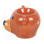  Ceramic bear-shaped wax melt burner on a white background