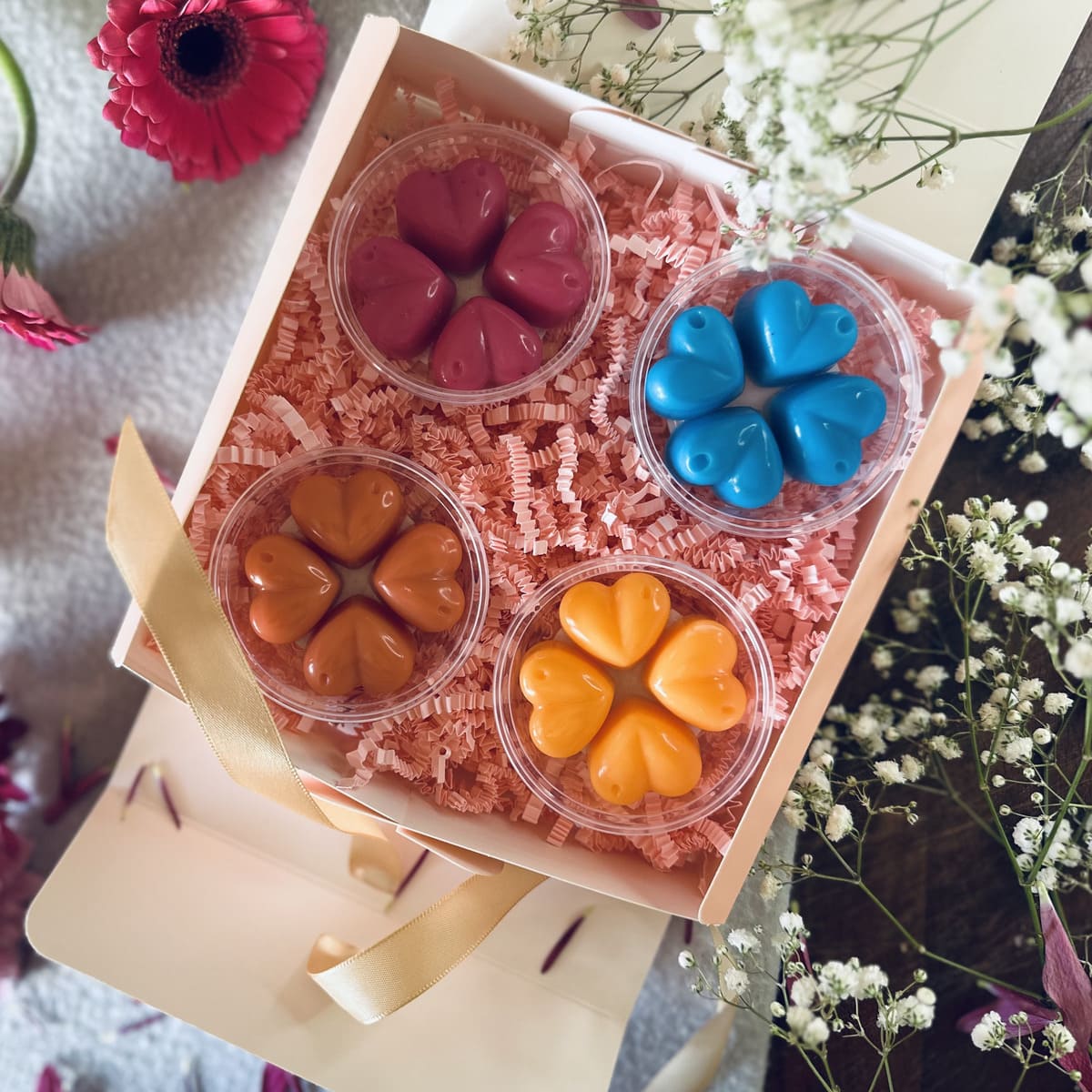 Mother's Day 16 Heart Wax Melt Gift Box