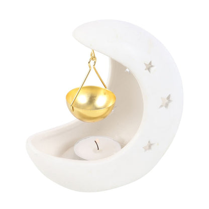 Crescent Moon Wax Melt Burner