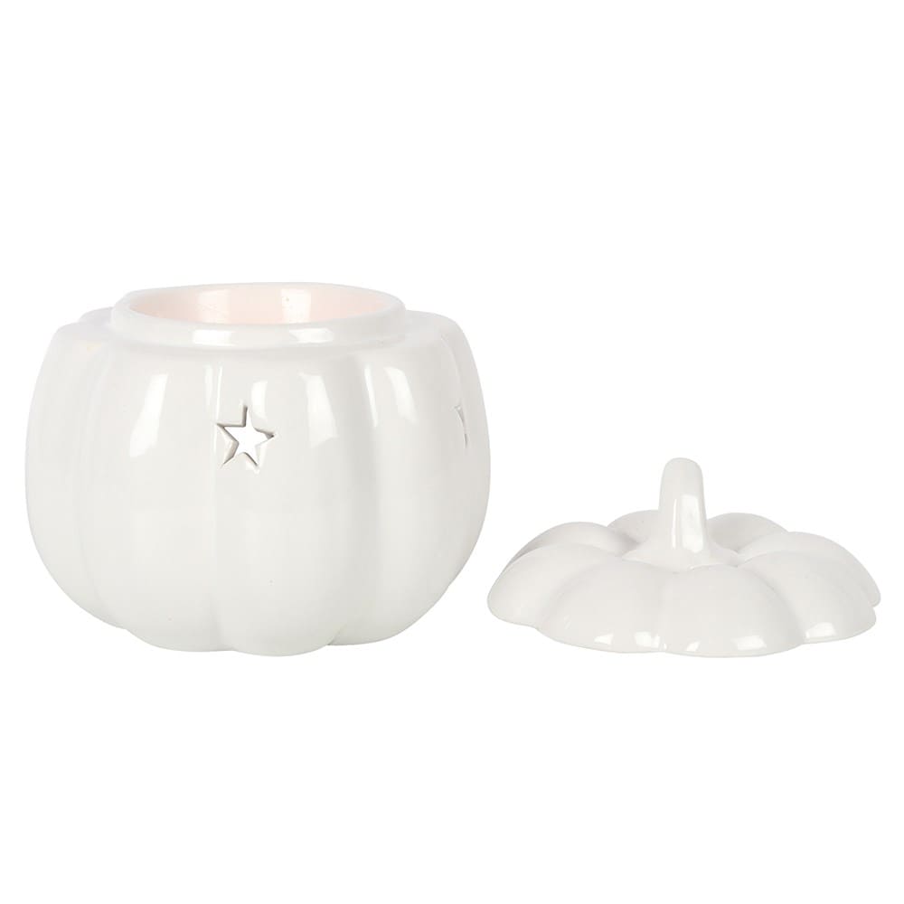 White Pumpkin Wax Melt Burner - Blissful Moments